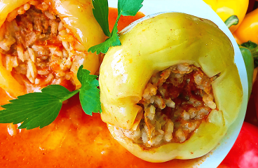 Cooking Stuffed Bell Peppers with Tomato Sauce the Easy Way<span class="rmp-archive-results-widget "><i class=" rmp-icon rmp-icon--ratings rmp-icon--star rmp-icon--full-highlight"></i><i class=" rmp-icon rmp-icon--ratings rmp-icon--star rmp-icon--full-highlight"></i><i class=" rmp-icon rmp-icon--ratings rmp-icon--star rmp-icon--full-highlight"></i><i class=" rmp-icon rmp-icon--ratings rmp-icon--star rmp-icon--full-highlight"></i><i class=" rmp-icon rmp-icon--ratings rmp-icon--star rmp-icon--full-highlight"></i> <span>5 (4)</span></span>