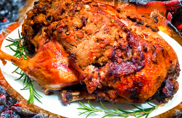 Easy French Stuffed Duck {Roast Duck Stuffing Recipe}<span class="rmp-archive-results-widget "><i class=" rmp-icon rmp-icon--ratings rmp-icon--star rmp-icon--full-highlight"></i><i class=" rmp-icon rmp-icon--ratings rmp-icon--star rmp-icon--full-highlight"></i><i class=" rmp-icon rmp-icon--ratings rmp-icon--star rmp-icon--full-highlight"></i><i class=" rmp-icon rmp-icon--ratings rmp-icon--star rmp-icon--full-highlight"></i><i class=" rmp-icon rmp-icon--ratings rmp-icon--star "></i> <span>4 (17)</span></span>