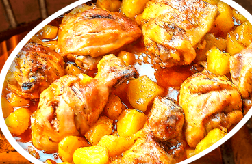 Easy Oven-Baked Chicken Legs with Quince<span class="rmp-archive-results-widget "><i class=" rmp-icon rmp-icon--ratings rmp-icon--star rmp-icon--full-highlight"></i><i class=" rmp-icon rmp-icon--ratings rmp-icon--star rmp-icon--full-highlight"></i><i class=" rmp-icon rmp-icon--ratings rmp-icon--star rmp-icon--full-highlight"></i><i class=" rmp-icon rmp-icon--ratings rmp-icon--star rmp-icon--full-highlight"></i><i class=" rmp-icon rmp-icon--ratings rmp-icon--star rmp-icon--full-highlight"></i> <span>5 (5)</span></span>