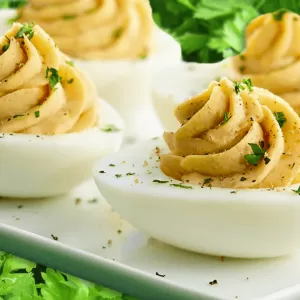 Easy Deviled Eggs with Liver Pate