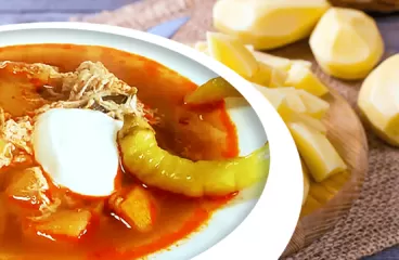 Hungarian Homemade Potato Soup Recipe with Egg Drops<span class="rmp-archive-results-widget "><i class=" rmp-icon rmp-icon--ratings rmp-icon--star rmp-icon--full-highlight"></i><i class=" rmp-icon rmp-icon--ratings rmp-icon--star rmp-icon--full-highlight"></i><i class=" rmp-icon rmp-icon--ratings rmp-icon--star rmp-icon--full-highlight"></i><i class=" rmp-icon rmp-icon--ratings rmp-icon--star rmp-icon--full-highlight"></i><i class=" rmp-icon rmp-icon--ratings rmp-icon--star "></i> <span>4.2 (13)</span></span>