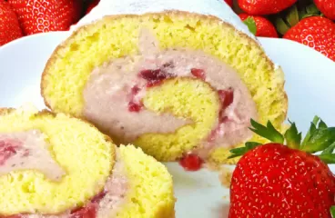 Easy Strawberry Swiss Roll Cake Recipe {How to Make a Strawberry Cake Roll in 60 Minutes}<span class="rmp-archive-results-widget "><i class=" rmp-icon rmp-icon--ratings rmp-icon--star rmp-icon--full-highlight"></i><i class=" rmp-icon rmp-icon--ratings rmp-icon--star rmp-icon--full-highlight"></i><i class=" rmp-icon rmp-icon--ratings rmp-icon--star rmp-icon--full-highlight"></i><i class=" rmp-icon rmp-icon--ratings rmp-icon--star rmp-icon--full-highlight"></i><i class=" rmp-icon rmp-icon--ratings rmp-icon--star rmp-icon--half-highlight js-rmp-replace-half-star"></i> <span>4.6 (7)</span></span>