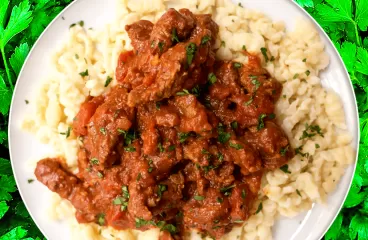 Authentic Hungarian Goulash Recipe with Dumplings {Beef Goulash in 10 Steps}<span class="rmp-archive-results-widget "><i class=" rmp-icon rmp-icon--ratings rmp-icon--star rmp-icon--full-highlight"></i><i class=" rmp-icon rmp-icon--ratings rmp-icon--star rmp-icon--full-highlight"></i><i class=" rmp-icon rmp-icon--ratings rmp-icon--star rmp-icon--full-highlight"></i><i class=" rmp-icon rmp-icon--ratings rmp-icon--star rmp-icon--full-highlight"></i><i class=" rmp-icon rmp-icon--ratings rmp-icon--star rmp-icon--half-highlight js-rmp-replace-half-star"></i> <span>4.6 (5)</span></span>