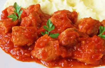 Tomato Pork Stew Recipe with Diced Pork Shoulder in 90 Minutes the Easy Way<span class="rmp-archive-results-widget "><i class=" rmp-icon rmp-icon--ratings rmp-icon--star rmp-icon--full-highlight"></i><i class=" rmp-icon rmp-icon--ratings rmp-icon--star rmp-icon--full-highlight"></i><i class=" rmp-icon rmp-icon--ratings rmp-icon--star rmp-icon--full-highlight"></i><i class=" rmp-icon rmp-icon--ratings rmp-icon--star rmp-icon--full-highlight"></i><i class=" rmp-icon rmp-icon--ratings rmp-icon--star rmp-icon--full-highlight"></i> <span>4.8 (8)</span></span>