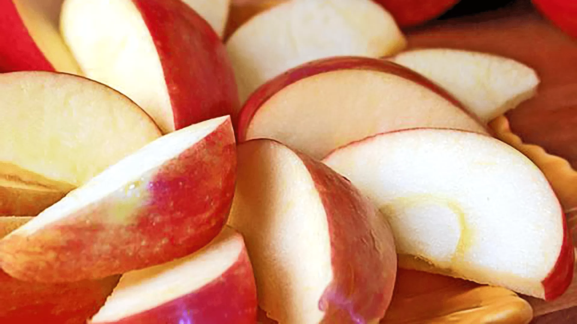 Sliced Fresh Apples