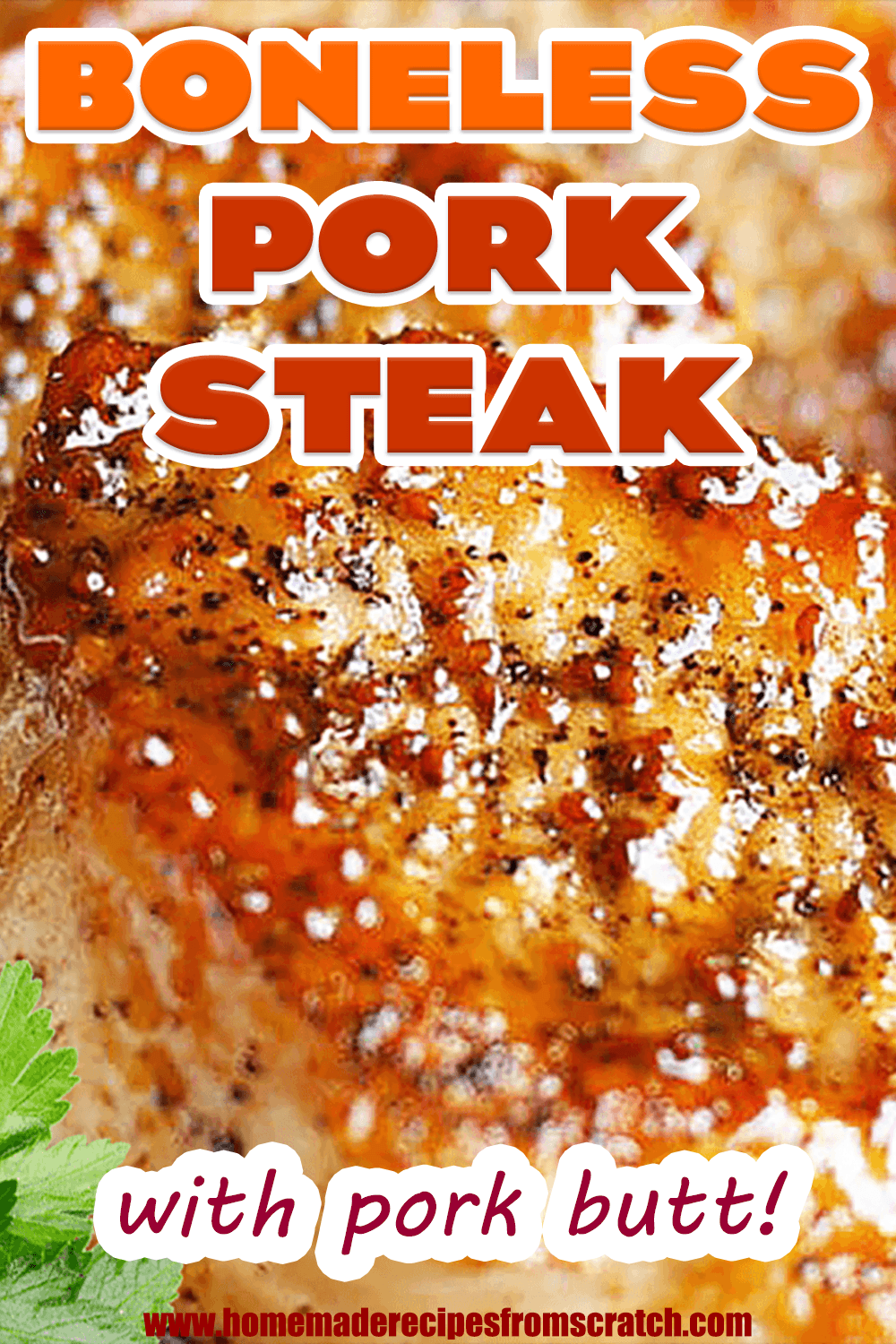 Boneless Pork Steak in the Oven