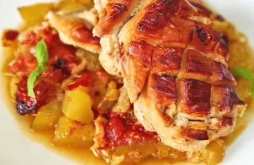 Oven-Baked Chicken Breast with Vegetables in 60 Minutes the Easy Way<span class="rmp-archive-results-widget "><i class=" rmp-icon rmp-icon--ratings rmp-icon--star rmp-icon--full-highlight"></i><i class=" rmp-icon rmp-icon--ratings rmp-icon--star rmp-icon--full-highlight"></i><i class=" rmp-icon rmp-icon--ratings rmp-icon--star rmp-icon--full-highlight"></i><i class=" rmp-icon rmp-icon--ratings rmp-icon--star rmp-icon--full-highlight"></i><i class=" rmp-icon rmp-icon--ratings rmp-icon--star rmp-icon--full-highlight"></i> <span>5 (5)</span></span>