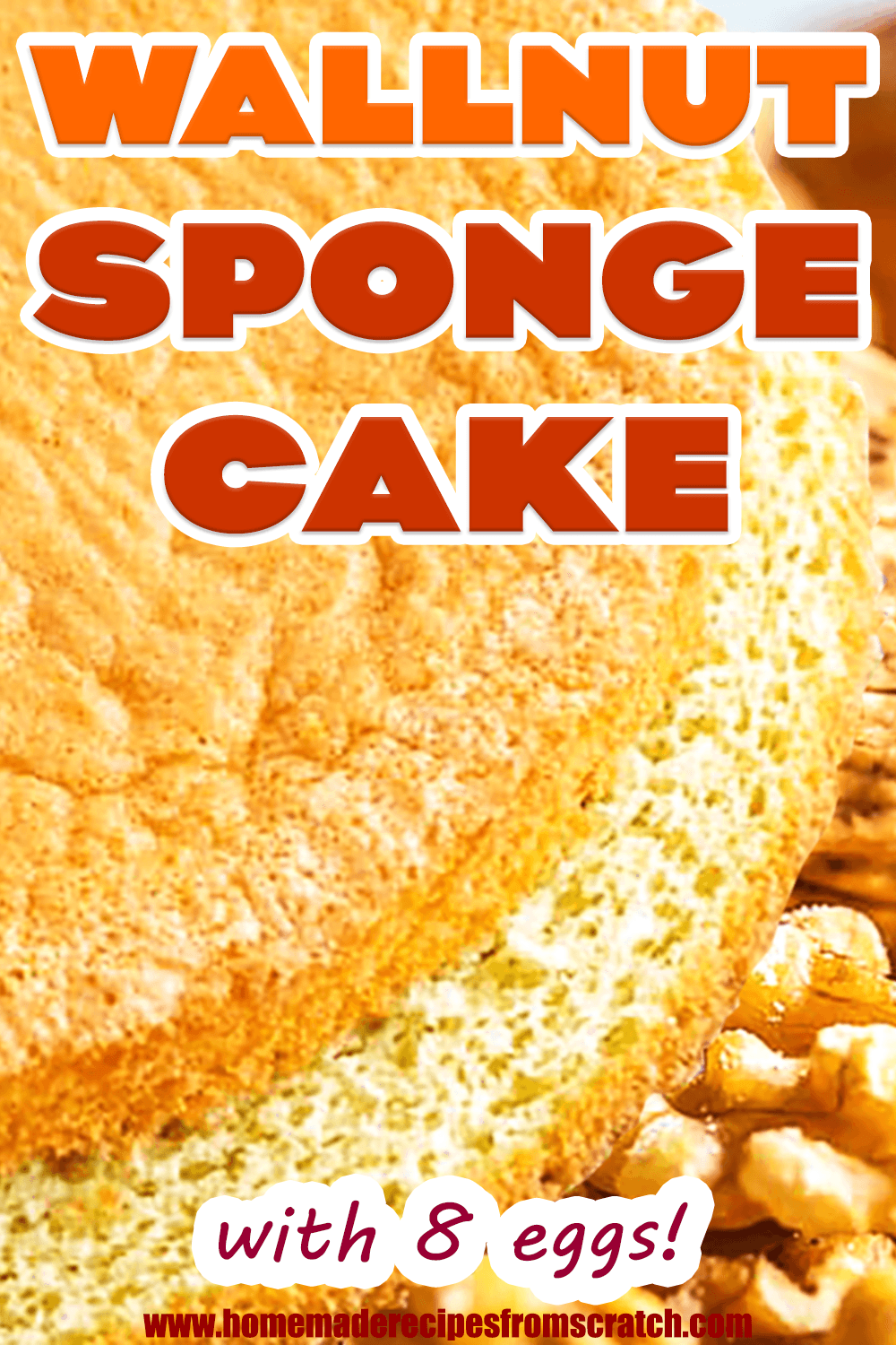 Walnut Sponge Cake