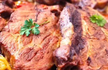 Baked Pork Steaks Recipe {Oven-Baked Pork Neck Steaks in 60 Minutes the Easy Way}<span class="rmp-archive-results-widget "><i class=" rmp-icon rmp-icon--ratings rmp-icon--star rmp-icon--full-highlight"></i><i class=" rmp-icon rmp-icon--ratings rmp-icon--star rmp-icon--full-highlight"></i><i class=" rmp-icon rmp-icon--ratings rmp-icon--star rmp-icon--full-highlight"></i><i class=" rmp-icon rmp-icon--ratings rmp-icon--star rmp-icon--full-highlight"></i><i class=" rmp-icon rmp-icon--ratings rmp-icon--star rmp-icon--half-highlight js-rmp-remove-half-star"></i> <span>4.3 (6)</span></span>