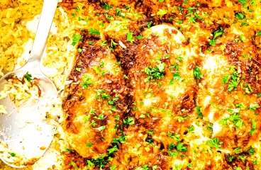 Chicken and Rice Bake Recipe in 60 Minutes the Easy Way<span class="rmp-archive-results-widget "><i class=" rmp-icon rmp-icon--ratings rmp-icon--star rmp-icon--full-highlight"></i><i class=" rmp-icon rmp-icon--ratings rmp-icon--star rmp-icon--full-highlight"></i><i class=" rmp-icon rmp-icon--ratings rmp-icon--star rmp-icon--full-highlight"></i><i class=" rmp-icon rmp-icon--ratings rmp-icon--star rmp-icon--full-highlight"></i><i class=" rmp-icon rmp-icon--ratings rmp-icon--star rmp-icon--full-highlight"></i> <span>5 (6)</span></span>