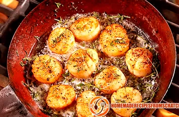 Cooking Scallops: Pan-Seared Scallops with Thyme<span class="rmp-archive-results-widget "><i class=" rmp-icon rmp-icon--ratings rmp-icon--star rmp-icon--full-highlight"></i><i class=" rmp-icon rmp-icon--ratings rmp-icon--star rmp-icon--full-highlight"></i><i class=" rmp-icon rmp-icon--ratings rmp-icon--star rmp-icon--full-highlight"></i><i class=" rmp-icon rmp-icon--ratings rmp-icon--star rmp-icon--full-highlight"></i><i class=" rmp-icon rmp-icon--ratings rmp-icon--star rmp-icon--full-highlight"></i> <span>5 (5)</span></span>