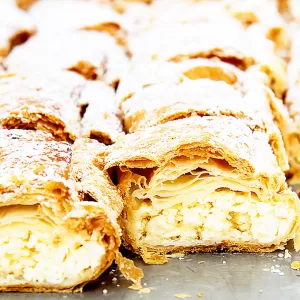 Authentic Hungarian Cheese Strudel