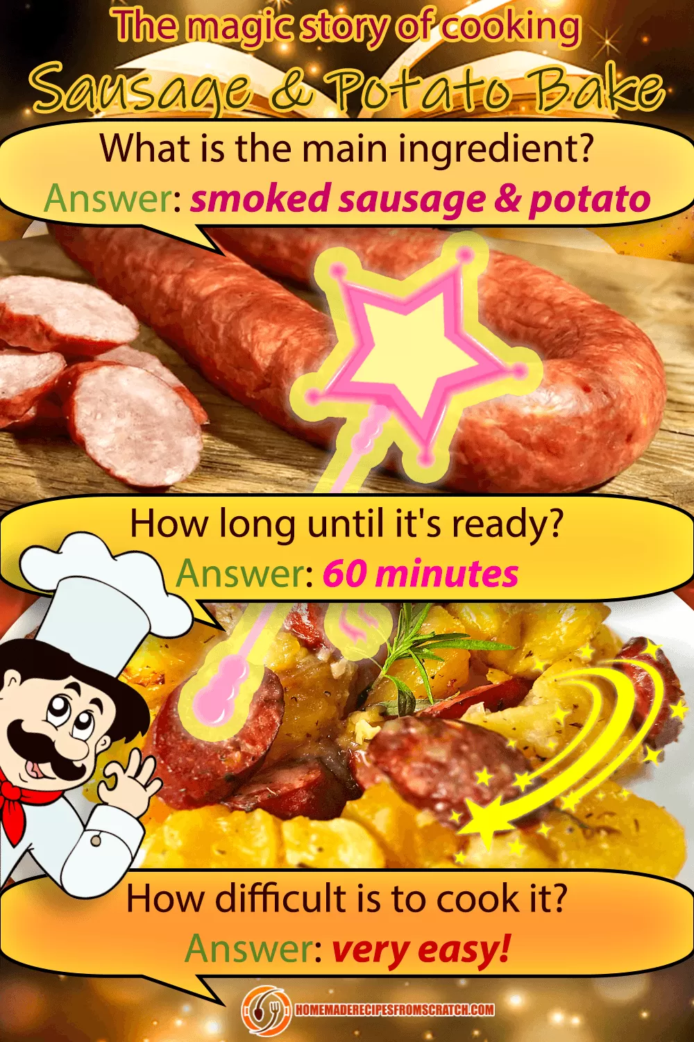 The Magic Story of Cooking Smoked Sausage and Potatoes in the Oven