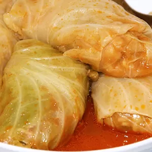Hungarian Stuffed Cabbage Rolls with Pickled Cabbage