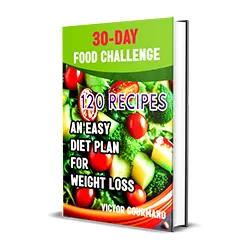 30-Day Food Challenge: An Easy Diet Plan for Weight Loss Cookbook Cover