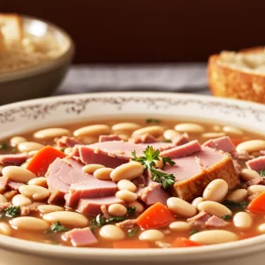 Hungarian Ham Shank Soup with White Beans