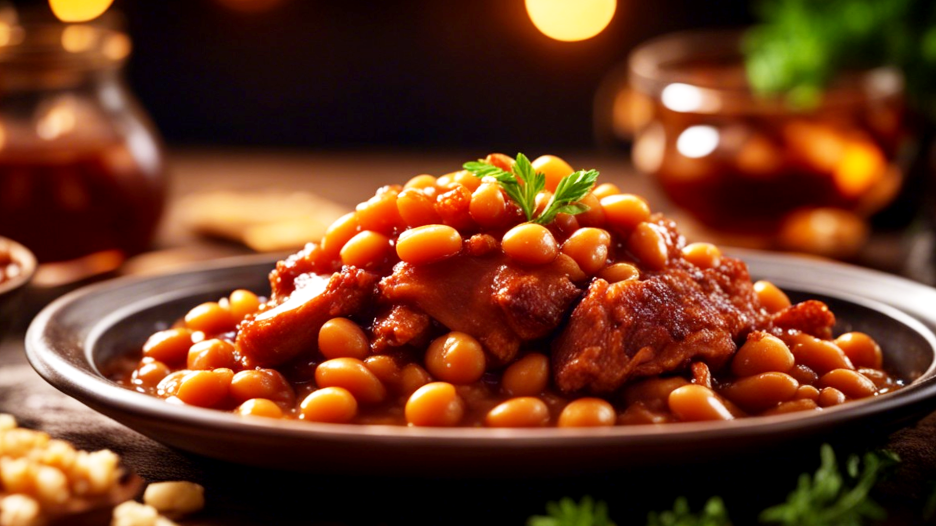 Homemade Baked Beans with Ham Hock