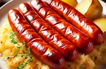 Smoked Sausage and Sauerkraut Casserole Recipe with Potatoes and Wine<span class="rmp-archive-results-widget "><i class=" rmp-icon rmp-icon--ratings rmp-icon--star rmp-icon--full-highlight"></i><i class=" rmp-icon rmp-icon--ratings rmp-icon--star rmp-icon--full-highlight"></i><i class=" rmp-icon rmp-icon--ratings rmp-icon--star rmp-icon--full-highlight"></i><i class=" rmp-icon rmp-icon--ratings rmp-icon--star rmp-icon--full-highlight"></i><i class=" rmp-icon rmp-icon--ratings rmp-icon--star rmp-icon--half-highlight js-rmp-remove-half-star"></i> <span>4.3 (13)</span></span>