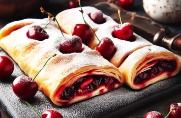 Authentic Hungarian Cherry Strudel Recipe with Phyllo Pastry {Cseresznyés Rétes}<span class="rmp-archive-results-widget "><i class=" rmp-icon rmp-icon--ratings rmp-icon--star rmp-icon--full-highlight"></i><i class=" rmp-icon rmp-icon--ratings rmp-icon--star rmp-icon--full-highlight"></i><i class=" rmp-icon rmp-icon--ratings rmp-icon--star rmp-icon--full-highlight"></i><i class=" rmp-icon rmp-icon--ratings rmp-icon--star rmp-icon--full-highlight"></i><i class=" rmp-icon rmp-icon--ratings rmp-icon--star rmp-icon--half-highlight js-rmp-remove-half-star"></i> <span>4.4 (11)</span></span>