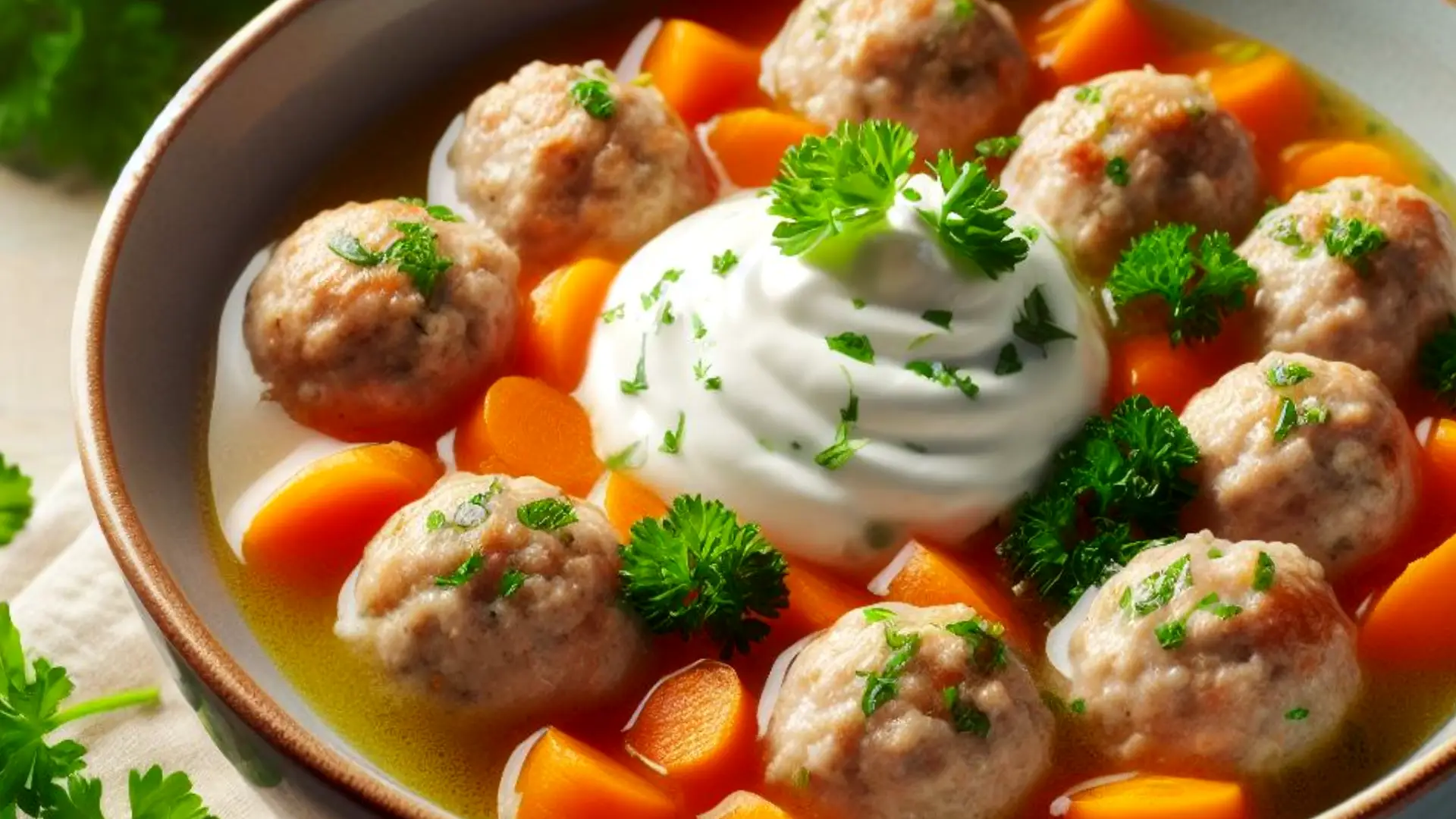 Authentic German Meatball Soup Recipe {Klops Saupe} 4.8 (6)