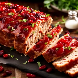 Cranberry Ground Turkey Meatloaf Recipe