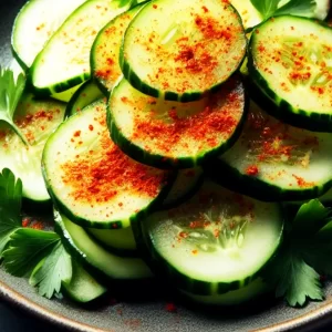 Authentic Hungarian Cucumber Salad Recipe with Vinegar Dressing