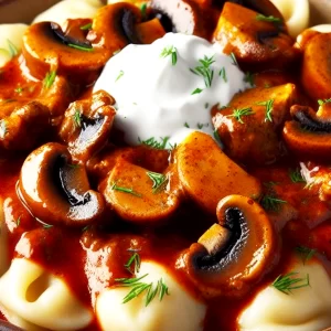 Authentic Hungarian Mushroom Paprikash