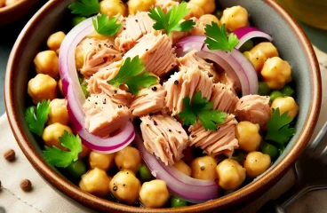 Best Classic Tuna Salad Appetizer Recipe with Chickpeas and Red Onions<span class="rmp-archive-results-widget "><i class=" rmp-icon rmp-icon--ratings rmp-icon--star rmp-icon--full-highlight"></i><i class=" rmp-icon rmp-icon--ratings rmp-icon--star rmp-icon--full-highlight"></i><i class=" rmp-icon rmp-icon--ratings rmp-icon--star rmp-icon--full-highlight"></i><i class=" rmp-icon rmp-icon--ratings rmp-icon--star rmp-icon--full-highlight"></i><i class=" rmp-icon rmp-icon--ratings rmp-icon--star rmp-icon--full-highlight"></i> <span>4.8 (8)</span></span>